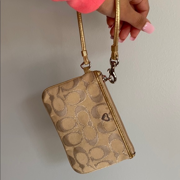 coach wristlet (poppy) - Picture 7 of 7